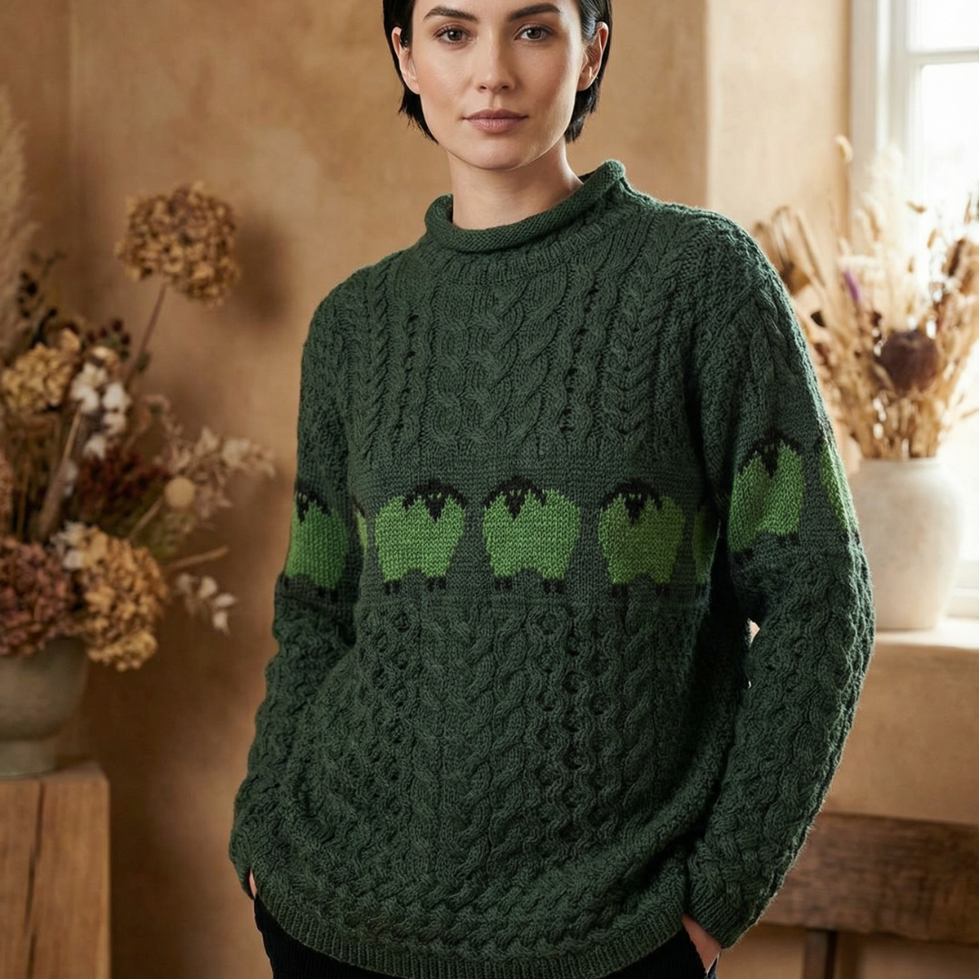 Merino Aran Sheep Jumper