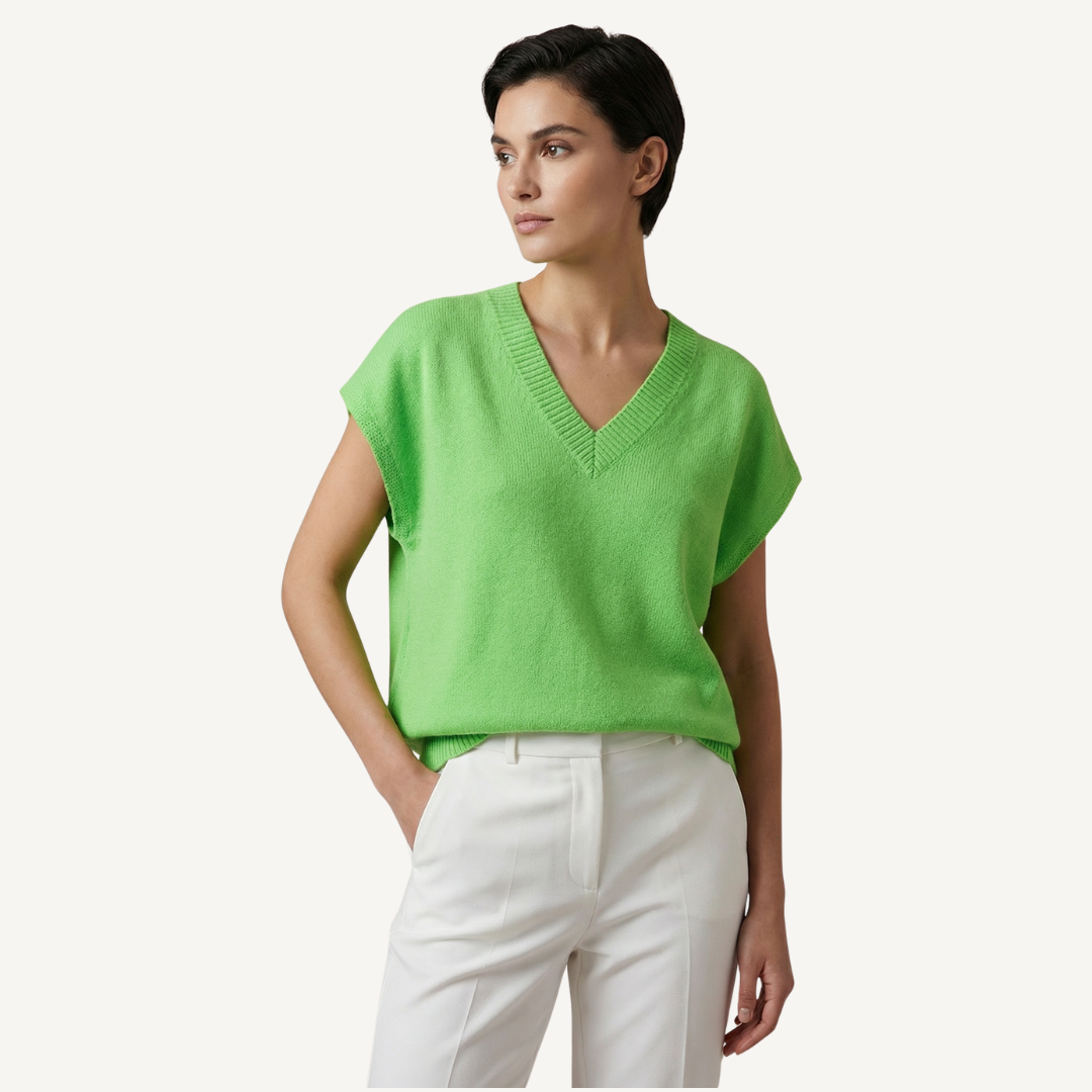 Sweater Vest- Lime