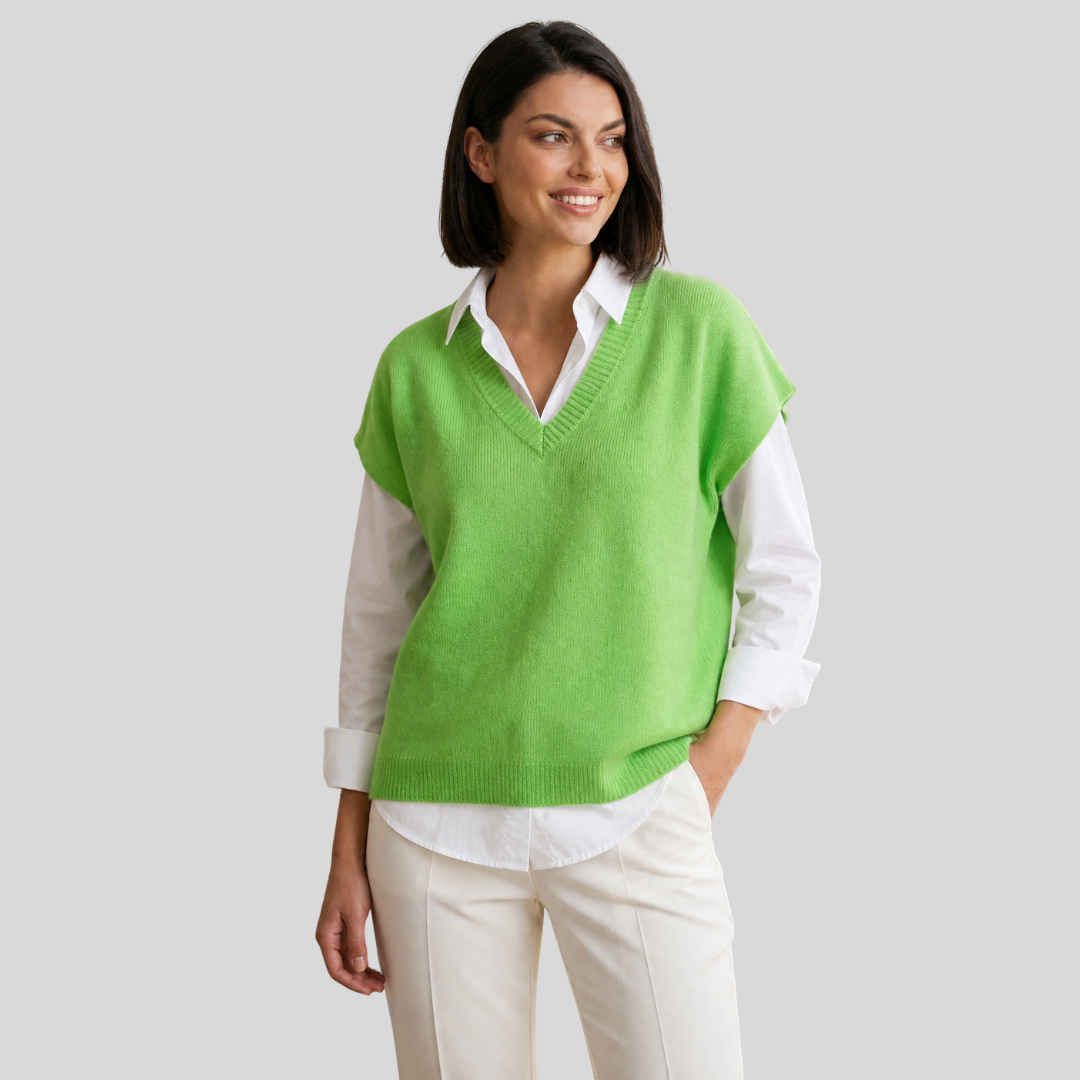 Sweater Vest- Lime