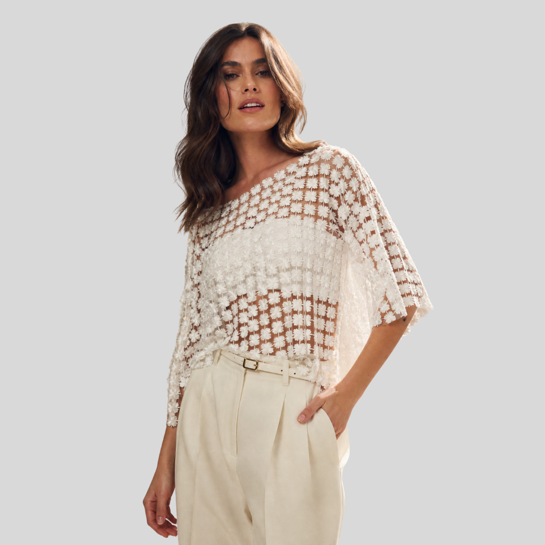 Crochet Top - White