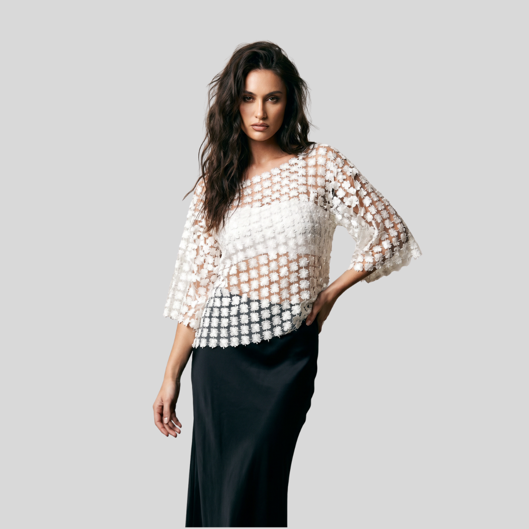Crochet Top - White