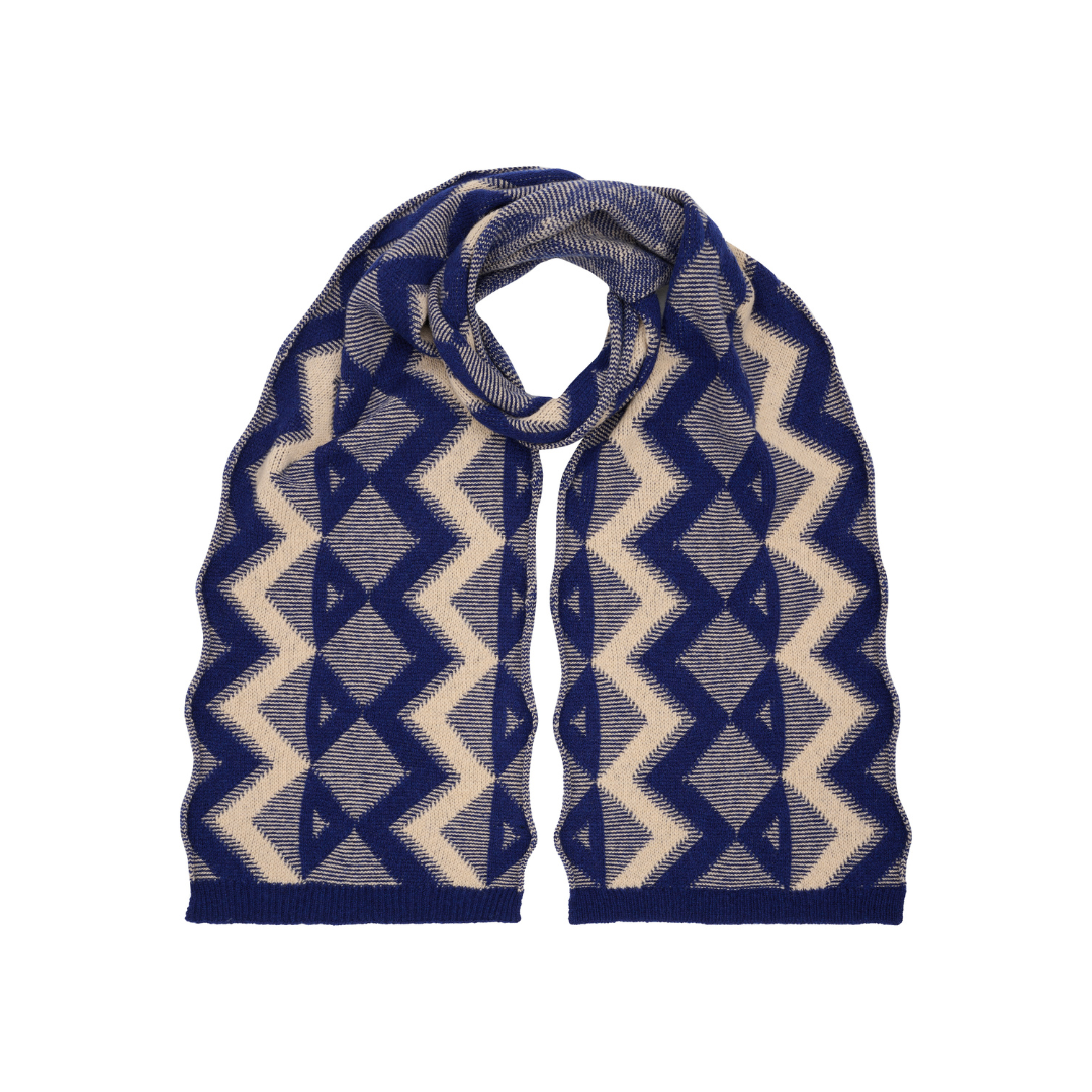 Lambswool Zig-Zag Scarf