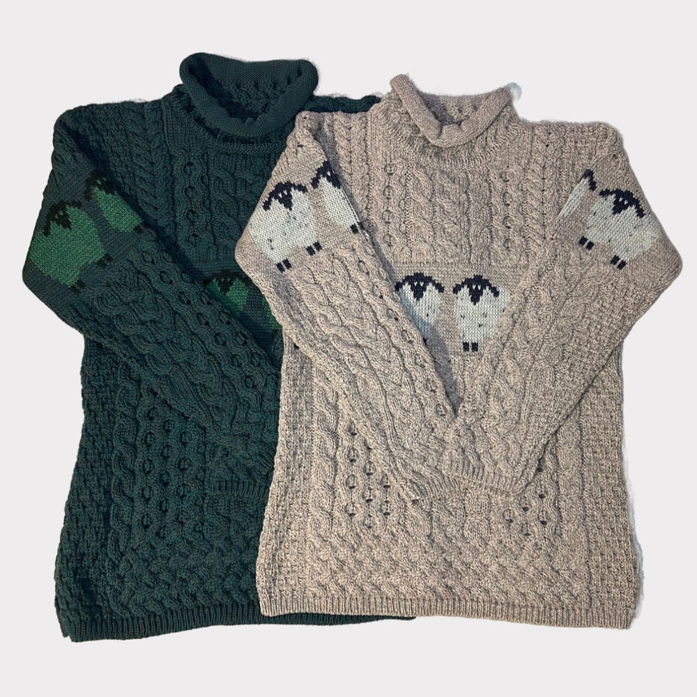 
                      
                        Merino Aran Sheep Jumper
                      
                    