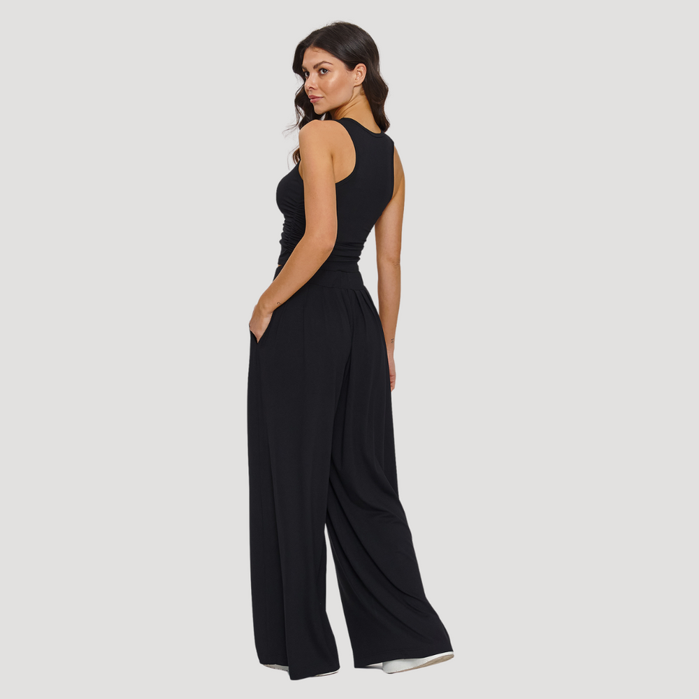 
                      
                        Top & Wide-Leg Trousers Set
                      
                    