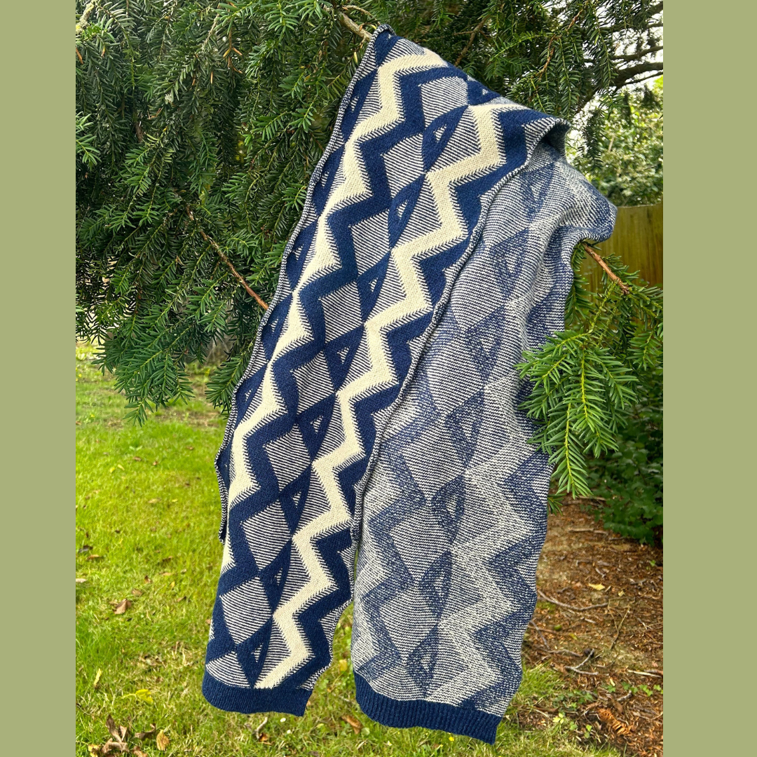 Lambswool Zig-Zag Scarf