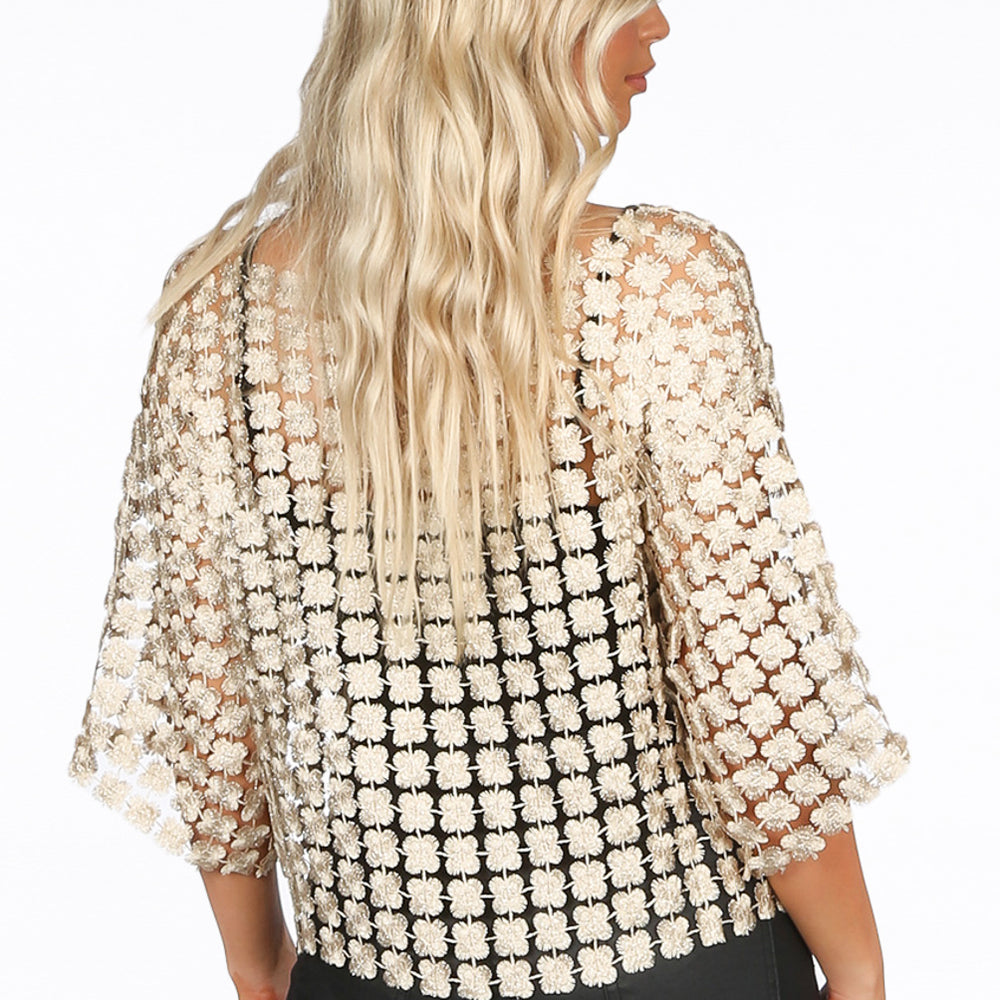 Crochet Top - Golden