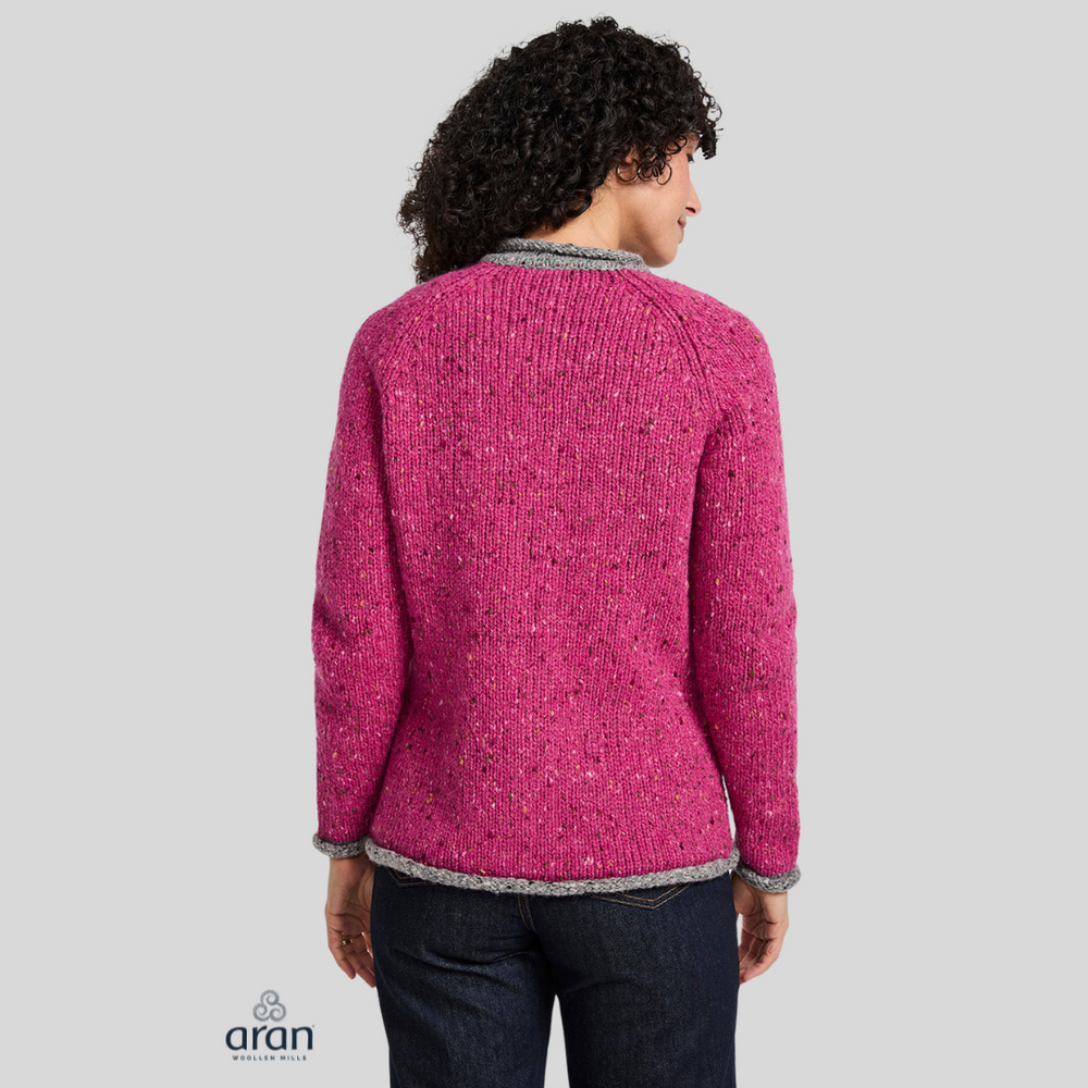 
                      
                        Donegal Cardigan with Contrast Detailing
                      
                    