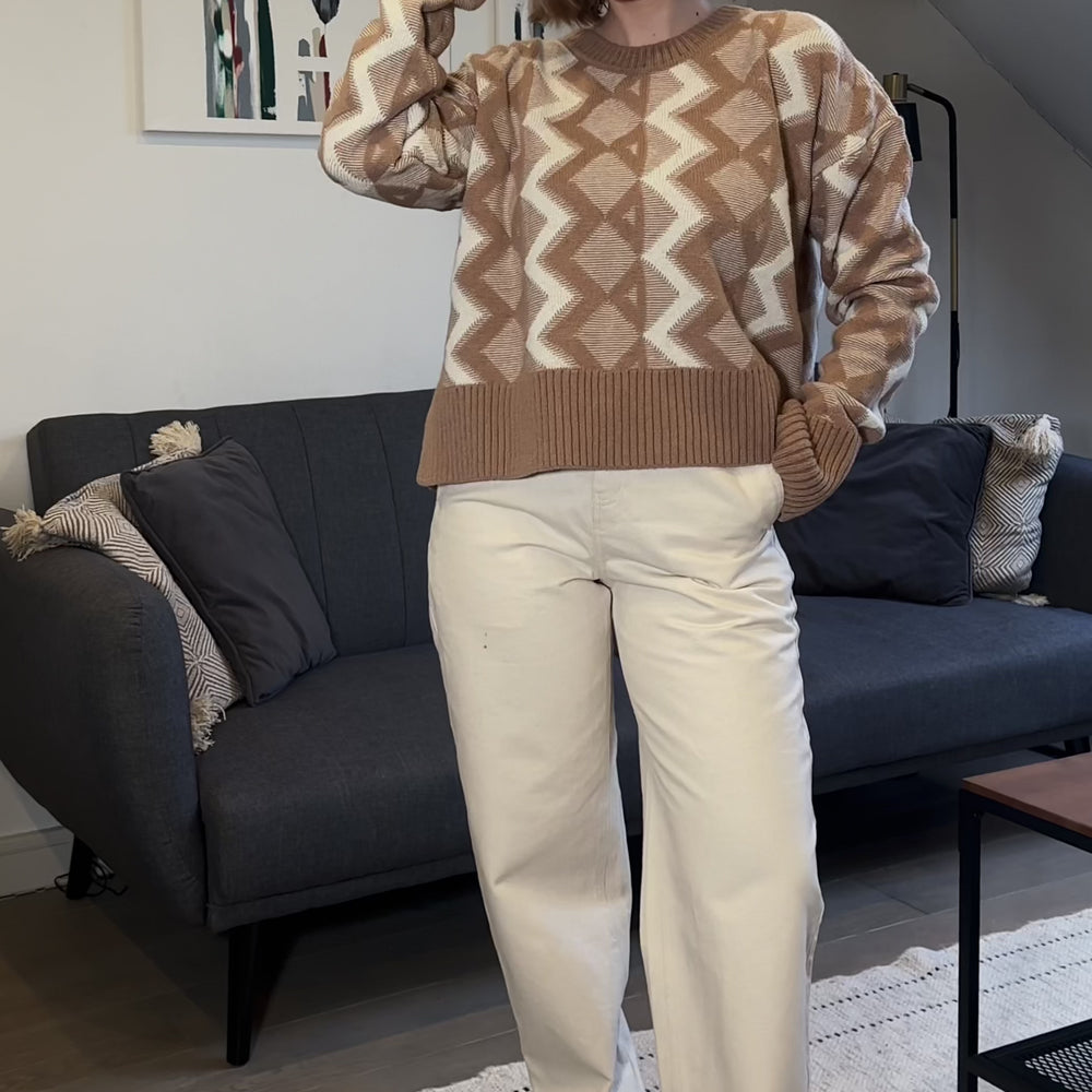 
                      
                        Load and play video in Gallery viewer, Lambswool Crew Neck Jumper
                      
                    