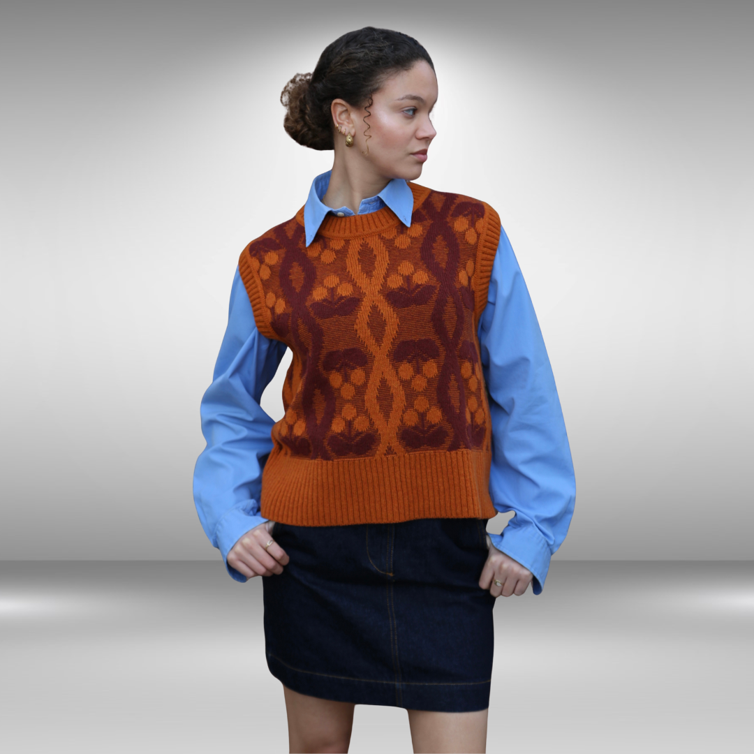 Lambswool Relaxed Vest